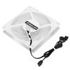 14cm 2000RPM Cooling Fan Low Noise Cooler 4‑Pin PWM Header Interface for ARGB Desktop ComputerWhite