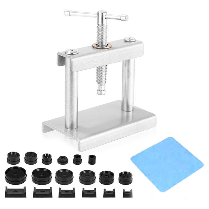 Benchtop Watch Press: Metal Tool for Mechanical & Quartz Watch Battery Cover Replacement