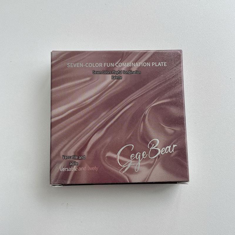 Gege Bear Seven-Color Matte Fun Palette - Natural Student Makeup