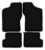 BASIC schwarze Velours-Fußmatten für: Fiat Cinquecento Schrägheck (1991-1998)