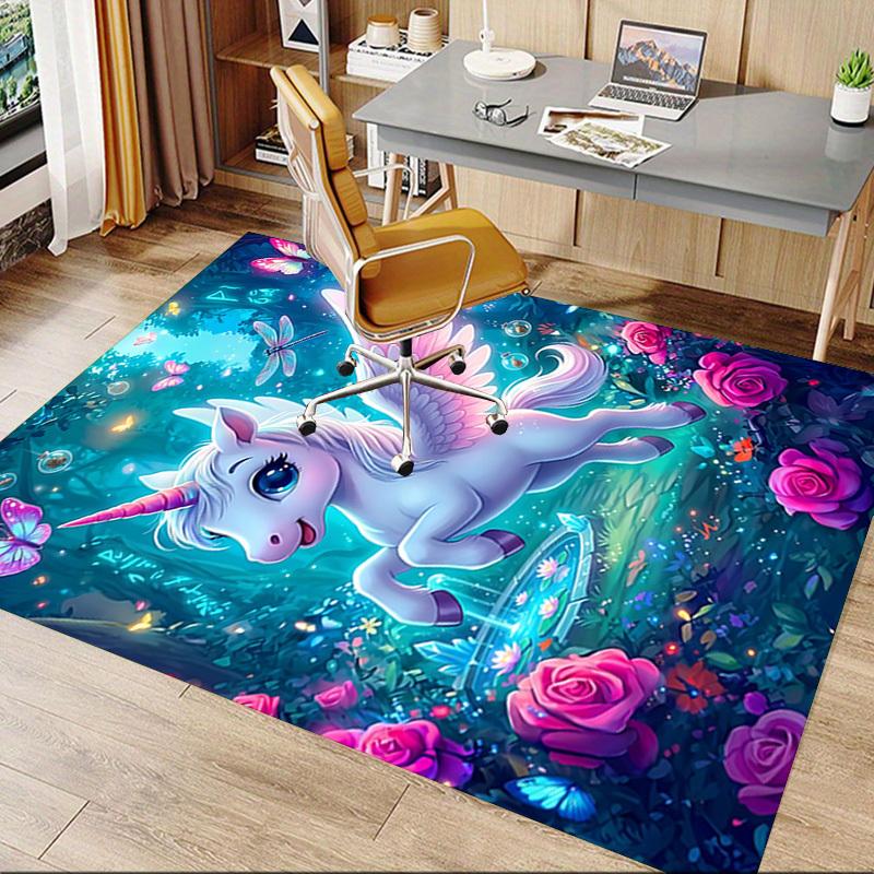 1PC Unicorn Extra Large Non-Slip Floor carpet, Office, family, bedroom, Studio - Large Area Rug,Longlasting Material-K0399