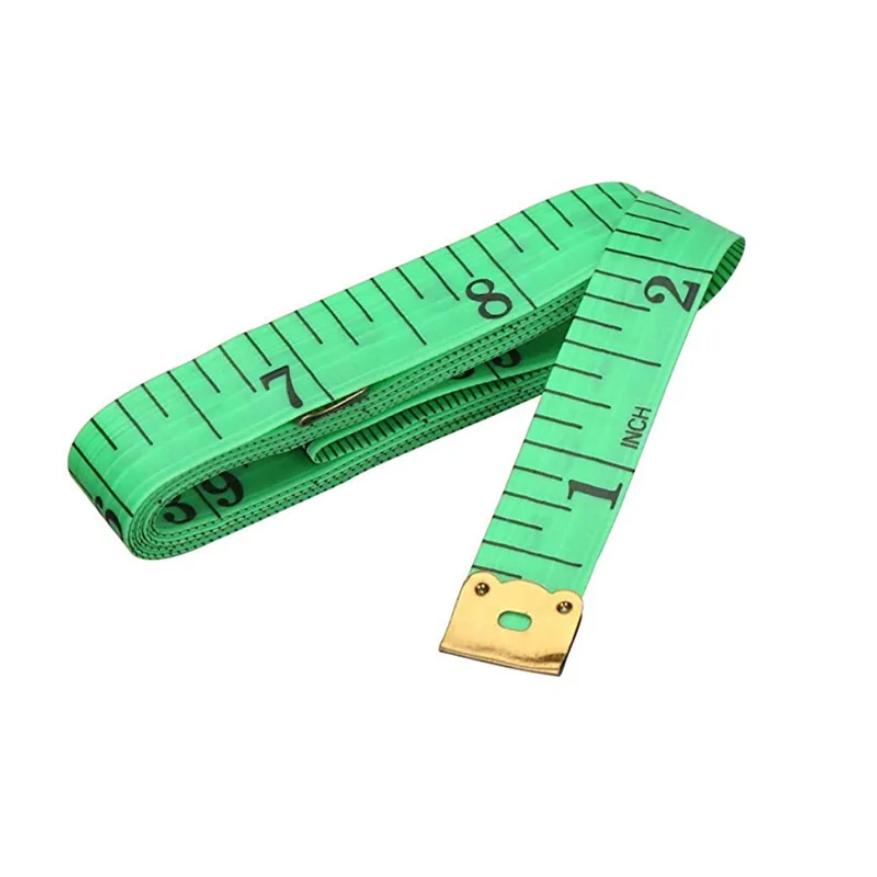 150cm/60" Body Measuring Ruler Sewing Tailor Tape Measure Centimeter Meter Sewing Measuring Tape Soft Random Color