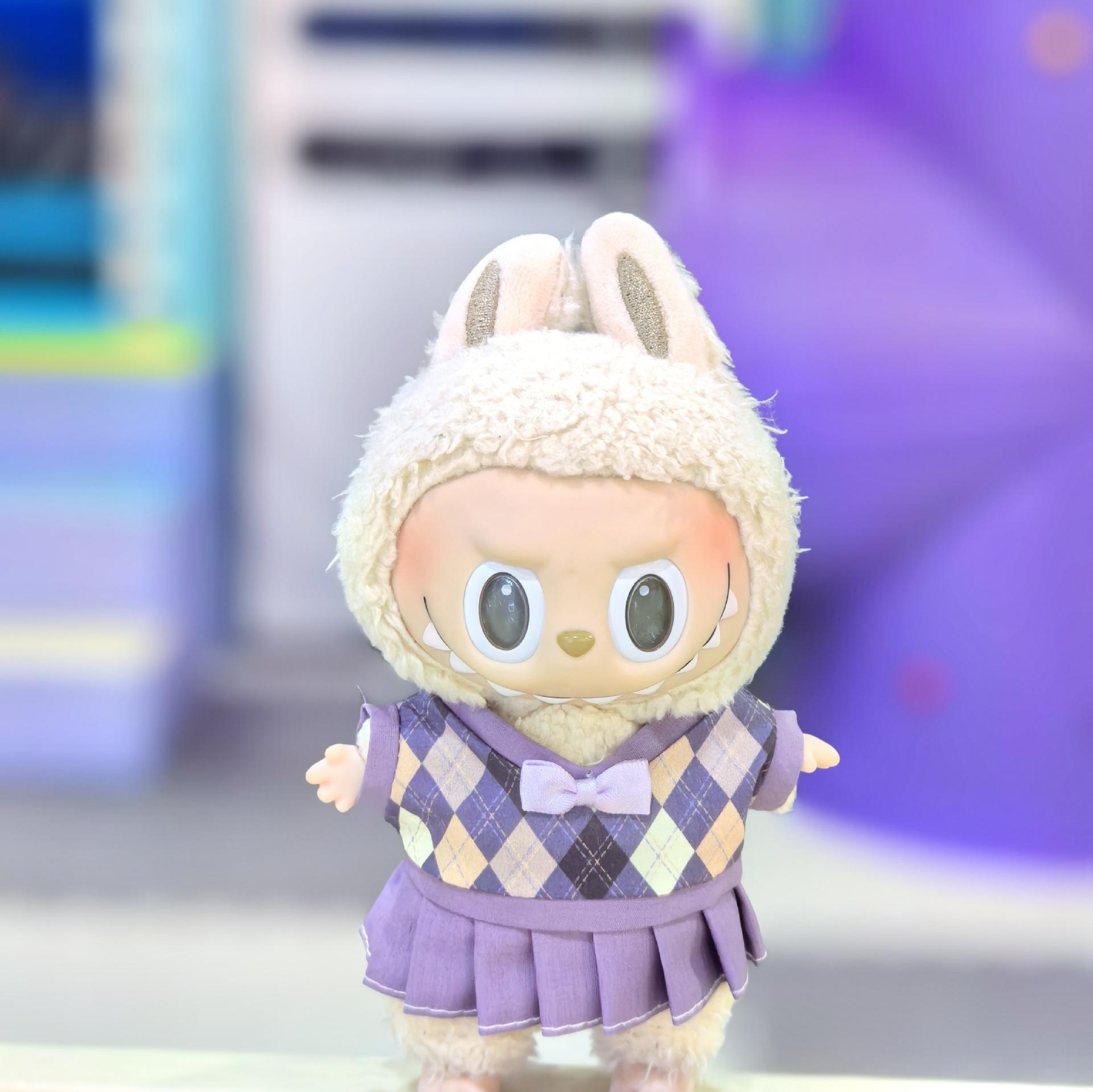 

17СМ Кукла-подвеска Детская одежда Первое, Второе и Третье поколение Набор платьев-сюрпризов Аксессуары 17CM Labubu baby clothes