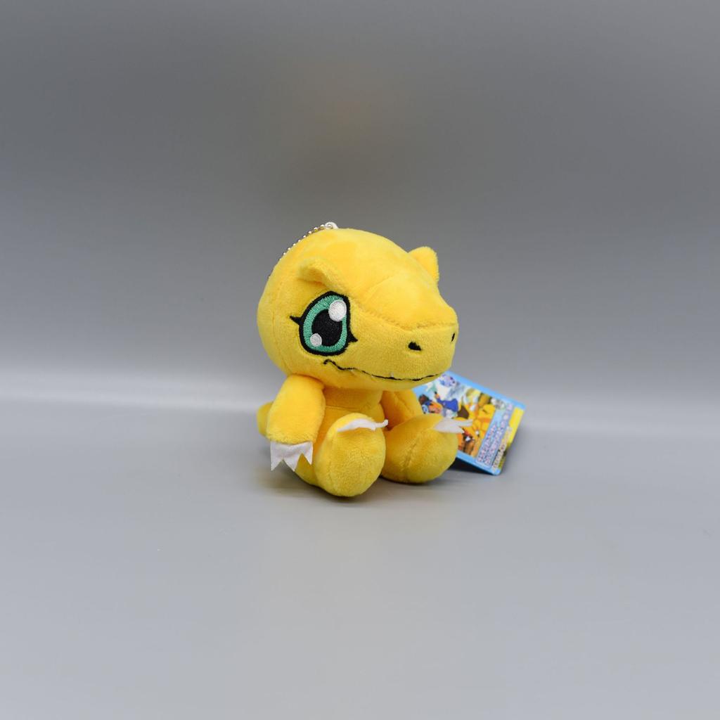 10cm Digimon Adventure Patamon Tailmon Gomamon Patamon Piyomon Agumon Tentomon Key Chain Doll Plush Pendant Gift