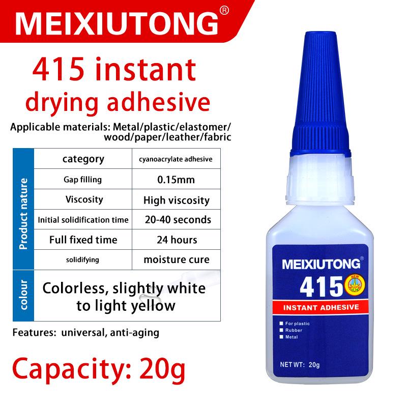 Instant 401 Universal Glue: Quick-Drying Adhesive for Plastic, Ceramic, Metal, Rubber, Magnet, PVC.