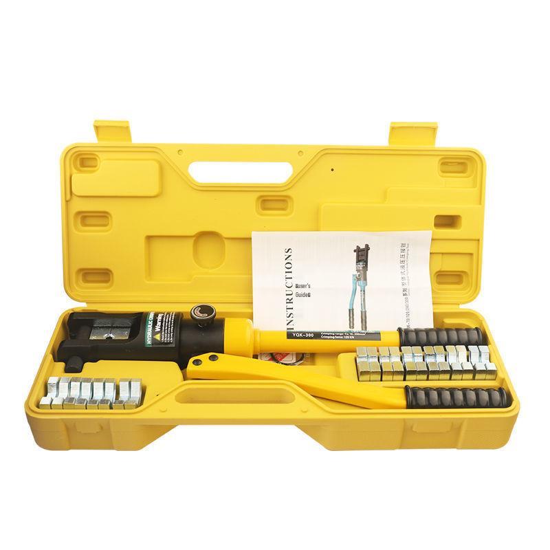 Manual Hydraulic Crimping Tool for Copper & Aluminum Lugs - Portable Electrician Wire & Cable Crimper YQK-70120240300