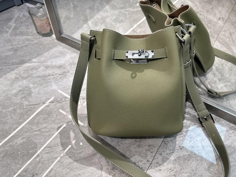 Neue erste Schicht Rindsleder Eimer Tasche Gemüsekorb Tasche Pendler und Freizeit Schulter Umhängetasche Damen Tasche