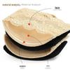 In-Stock Cotton Lace Half-Size Foot Pads: Anti-Wear, Anti-Slip, Pressure Relief, Invisible Split-Toe for High Heel Comfort.