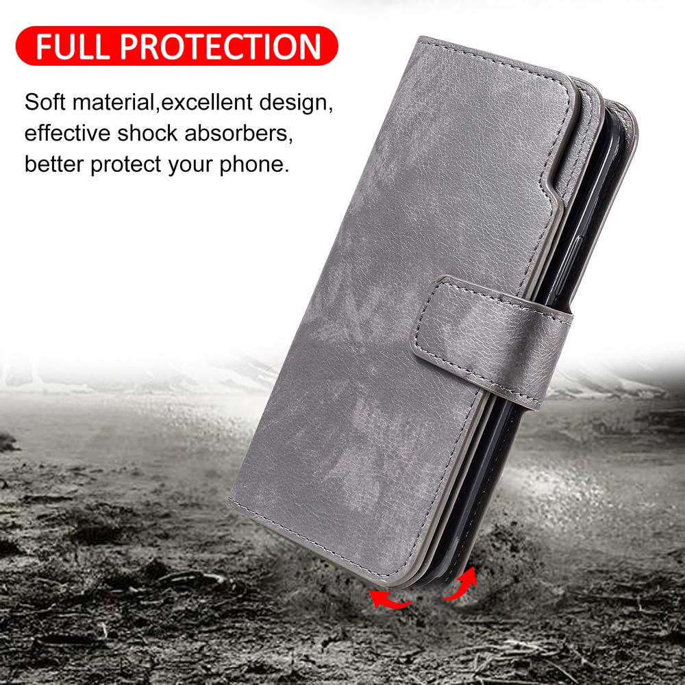 Retro Flip Leather Case For Samsung Galaxy S24 S23 FE S22 A05S A14 A15 A23 A24 A25 A34 A35 A54 A55 A73 Cards Holder Wallet Cover