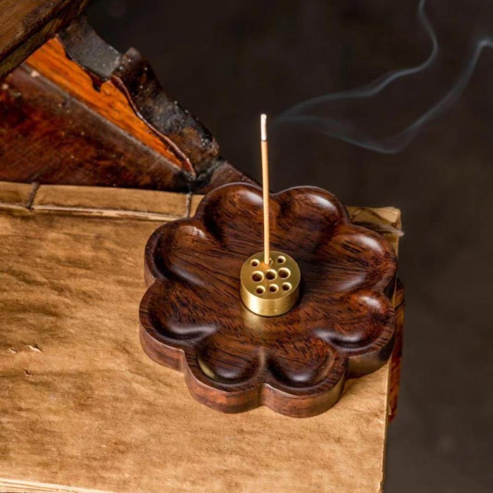 Handmade Sakura Incense Insertion Plum/Cherry Blossom Incense Stick Burner  Meditation Style 2