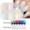 6 Grids Nail Glitter Aurora Mirror Powder Pearl Shell Rubbing Pigment Soap Sparkly Charm Nails Art Design
