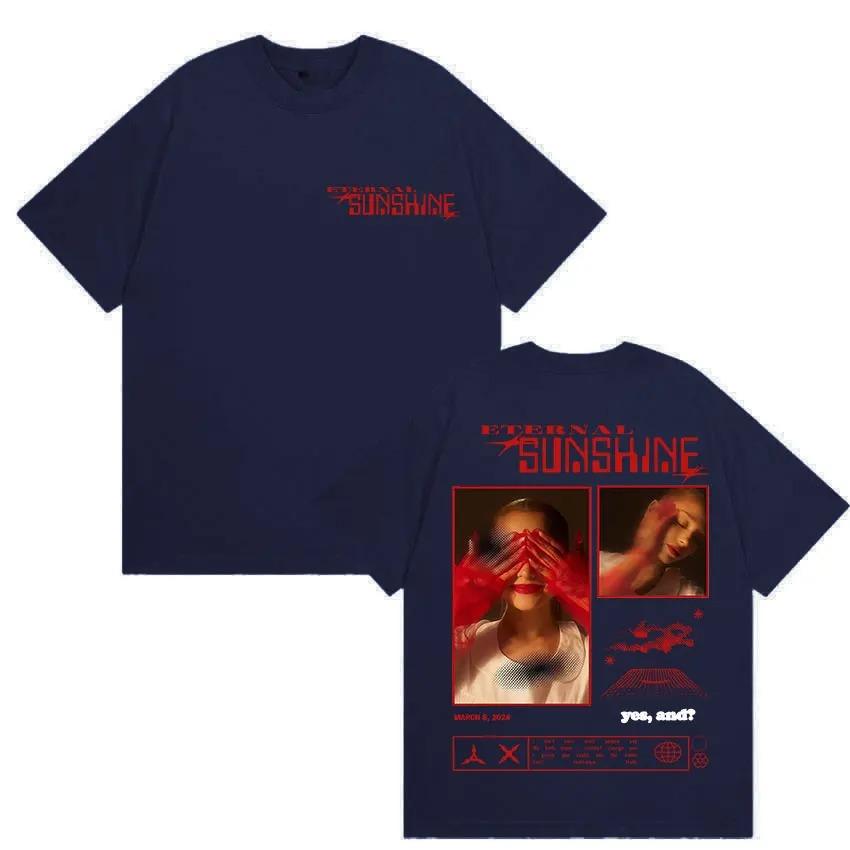 Singer Ariana Grande Tour Album 2026 Merch T-Shirt Men Women Fashion Pop Music Short Sleeve Shirt Casual Streetwear