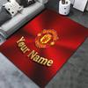 Manchester United F Custom Name Carpet Rug for Living Room Bedroom Home Sofa Decoration,Kids play Non-slip Floor Mat