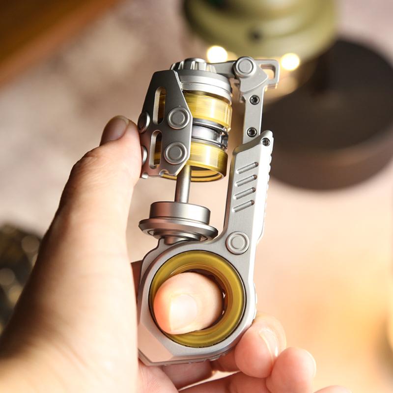 Stainless Steel Sinian Fidget Slider - EDC Sensory Toy for Anxiety & ADHD, PEI Stress Relief Spinner  Fidget Toy