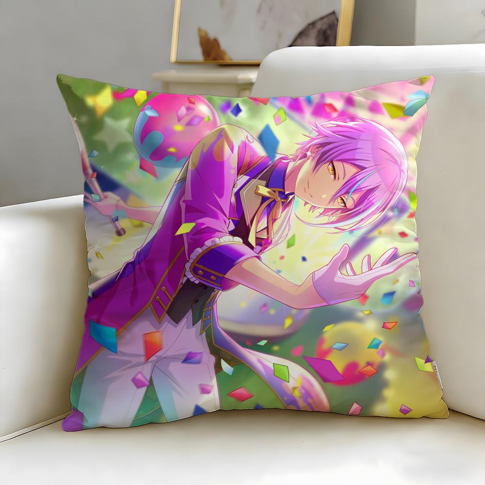 popular anime character Kamishiro Rui Cushion Cover Soft & Easy-Wash Pillow Case – Versatile for Couch, Bed, Travel and Office