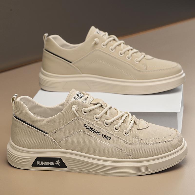 Nové Pánské Klasické Módní Nízké Tenisky na Skateboarding s Tlustou Podrážkou Pohodlné Měkké Podrážky Basketbalové Tenisky