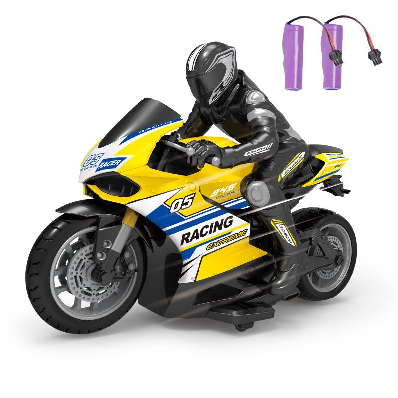 Motocicleta Elétrica RC Não Tóxica Escala 1/10 Carros RC Alta Velocidade Corrida 4 Canais Distância de Controle Remoto 35 Metros Modelo Off-Road