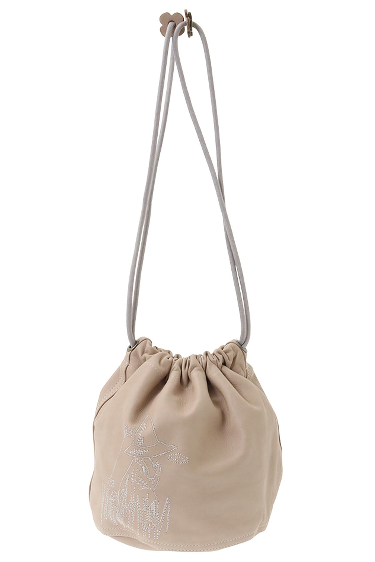 

Genten MOOMIN Sustainable Drawstring Bag Greige Moomin & Snufkin GE-46137-43