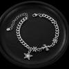 European and American Hexagram and Pentagram Pendant Bracelet for Men, Trendy and Versatile, Light Luxury and High-end Accessories for Women