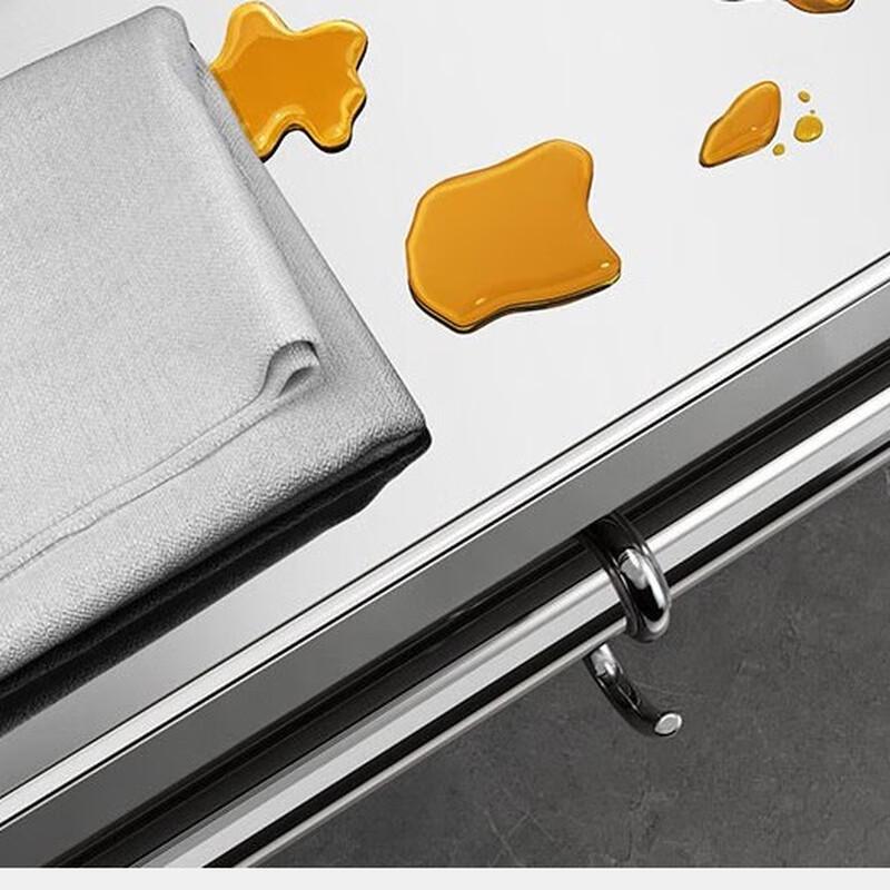 ZISIZ Scaffale da Cucina da Parete in Acciaio Inossidabile Senza Foratura