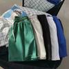 Men's Summer Casual Korean Loose Fit Beach Shorts - Solid Color Trendy Pants