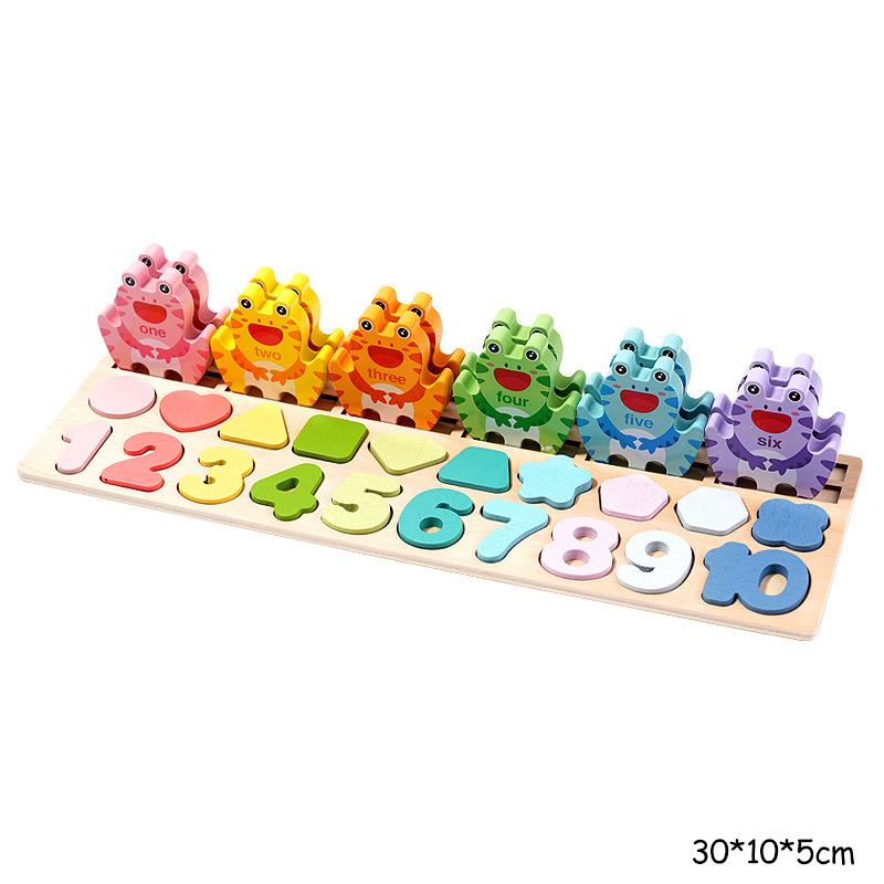 

Children Montessori Math Game Color Matching Shape Cognition Busy Board Number Counting Learning Parish Sensory Educational Toys