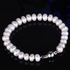 HENGSHENG 2019 Pearl Jewelry Bracelets Natural Pearl Bracelets Fine Jewlery 8-9mm Black Freshwater Pearl Gift for Women