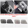 Pillar A Air AC Conditioning Outlet Vent Cover Trim For BYD Equation Leopard Titanium 7 2025 2026 Stainless Steel Accessories