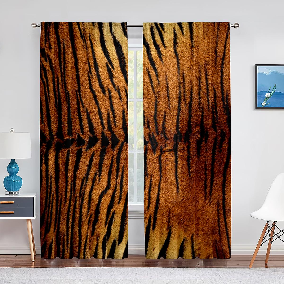 Коричневые леопардовые прозрачные вуали с мехом животных — фото 7