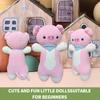 Crochet Doll Material Pack Cute Piglet Diy Handmade Gift Beginner Knitting Doll
