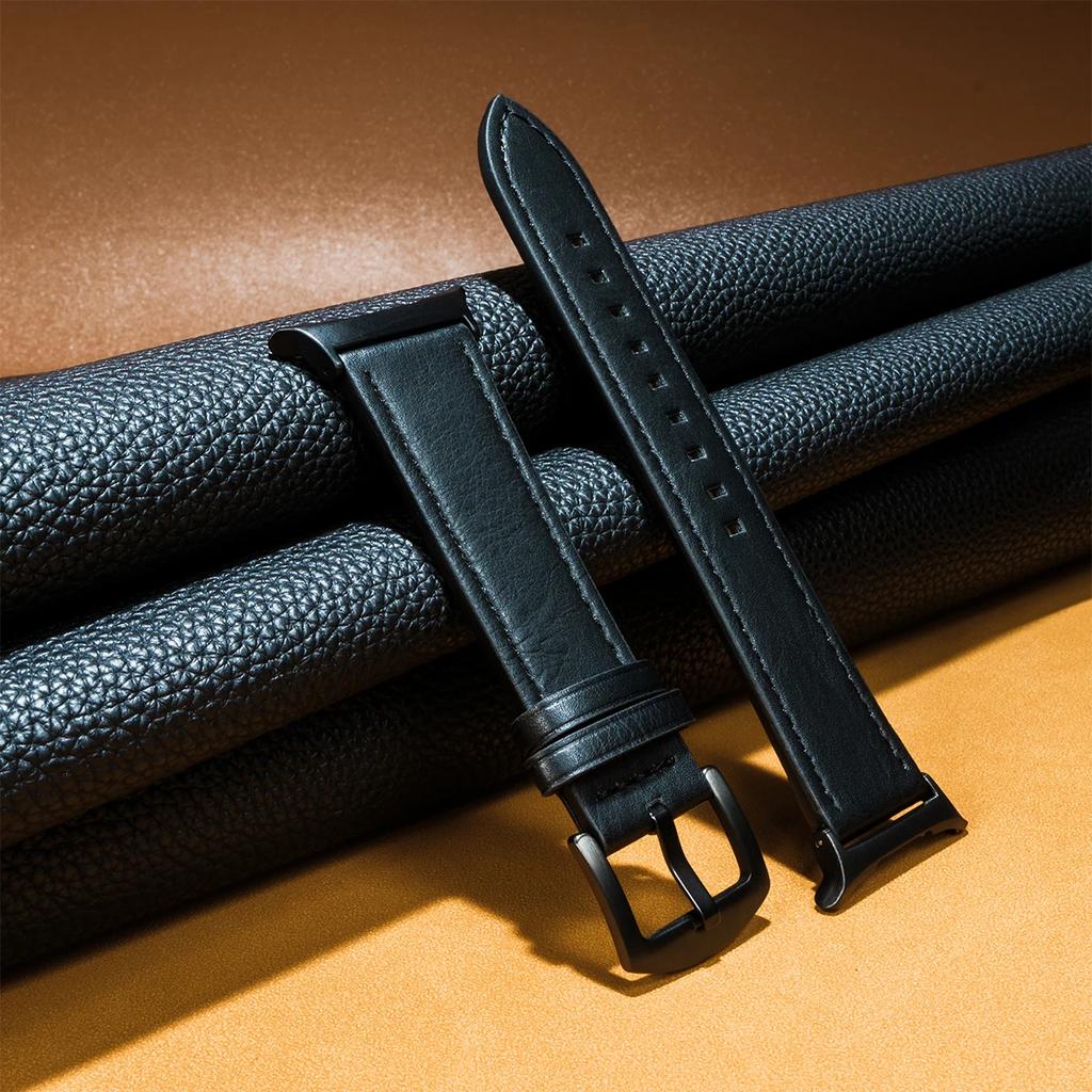 No Gaps Leather Strap for Samsung Galaxy Watch Ultra 47mm Wristband Bracelet for Galaxy Watch 7 Ultra 47mm Quick Business Band