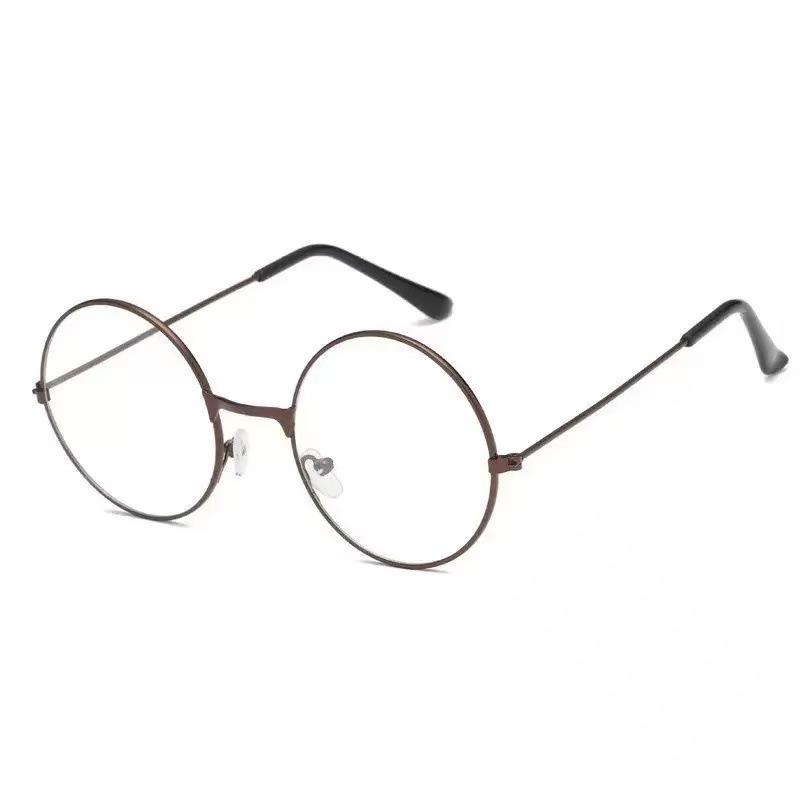 Retro Round Metal Sunglasses - Unisex Prince & Harry Potter Style, Perfect for Weddings