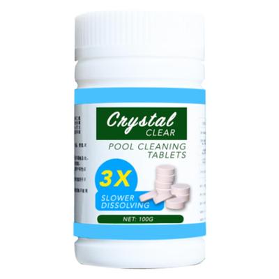 1pcs Pool Cleaning Tablet Effectively Purify Water Crystal Clear Pool Foaming Cleaners Swimming Pool Detergent Cleaning Tools