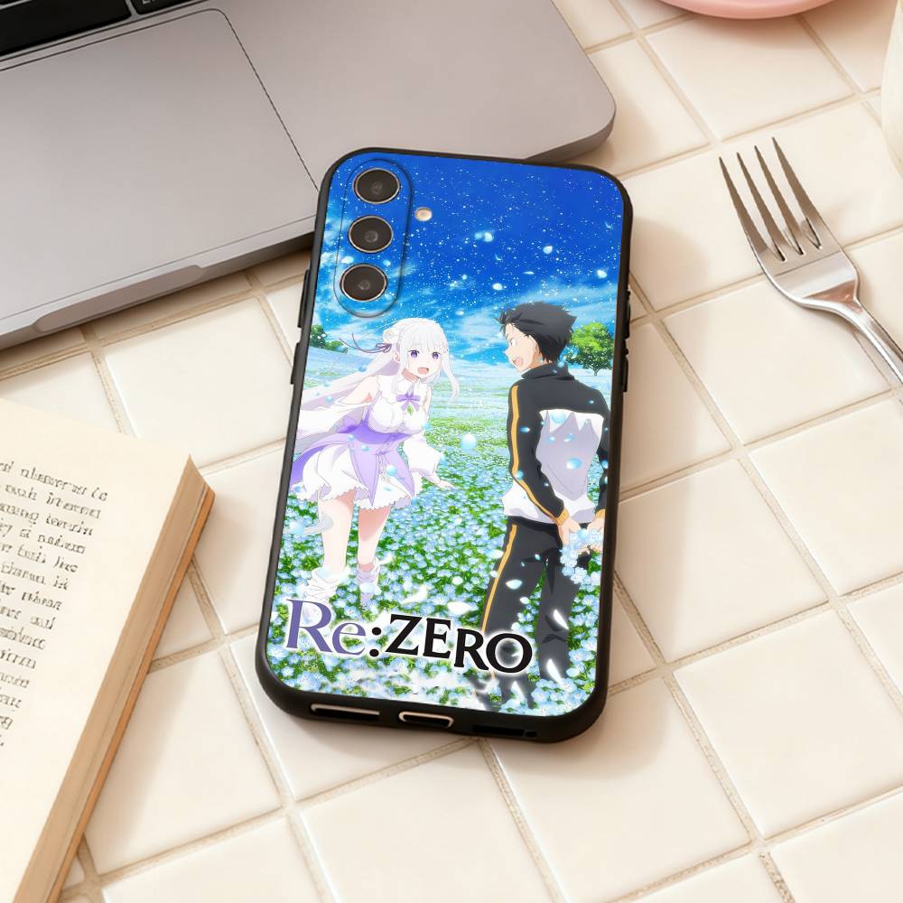 R-Re ZERO Starting Life in Another World phone Case For Samsung Galaxy A73,A72,A71,A70,A53,A52,A51,Others Soft Black Shell