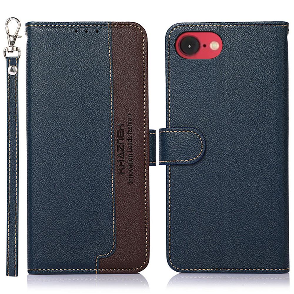 KHAZNEH For iPhone 16e Case RFID Blocking Wallet PU Leather Phone Cover A