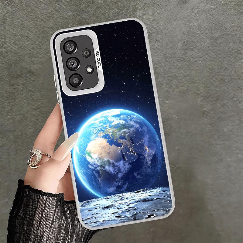 Earth Stars Space Universe Shockproof Phone Case for Samsung A17 A16 A15 A14 A37 A57 A36 A56 A26 A35 A55 A25 A34 A54 A24 A13 A23