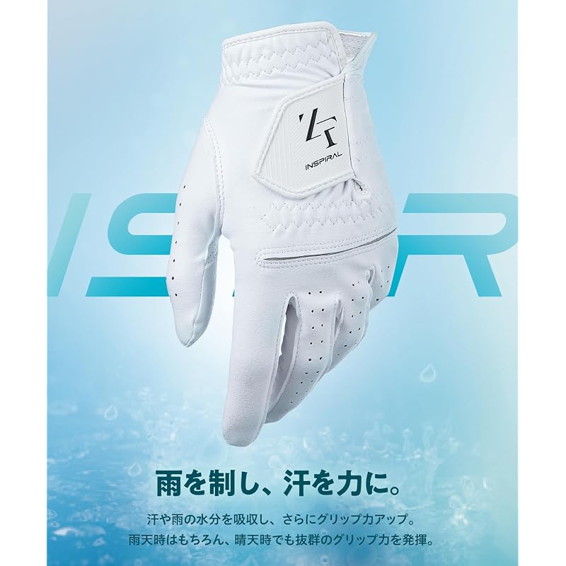 [ZEROFIT] Inspiral Gloves - Golf Gloves for Men and Women - Golf Wear - Non-slip Grip - Paired Gloves