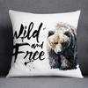 African Animal Beasts Home Decoration Pillowcase Square Pillowcase Home Office Decoration Cus On Cover
