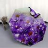 1pc Butterfly Flowers Folding Umbrella | Elegant Design, Fashionable Accessory, Durable Construction, Sturdy Ribs Yy251107015