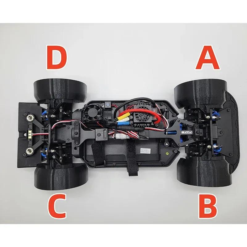 For 1/10 Hyper Go MJXRC 10303 C3 RC Cars Truck MJXRC 10303 Front&rear Fenders Mudguard 3D Printed Fender