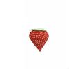 Strawberry Pincushion Compact Shaped Pin Holder Lightweight Polka Dot Cushion for