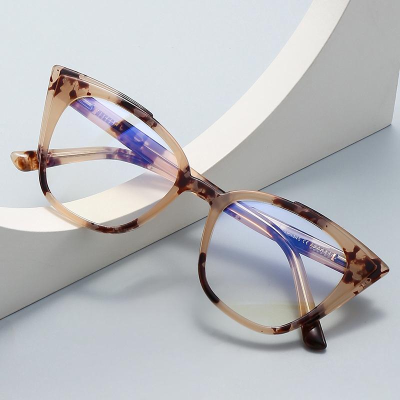 Cat Eye Glasses Women's New Fashion Retro Eyewear Ultra Light TR90 Specs 7024 Myopia Optical Prescription Eyeglass Frame