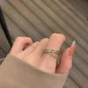High-End Light Luxury Ring Cold Style Niche Design Simple Fashionable Ring