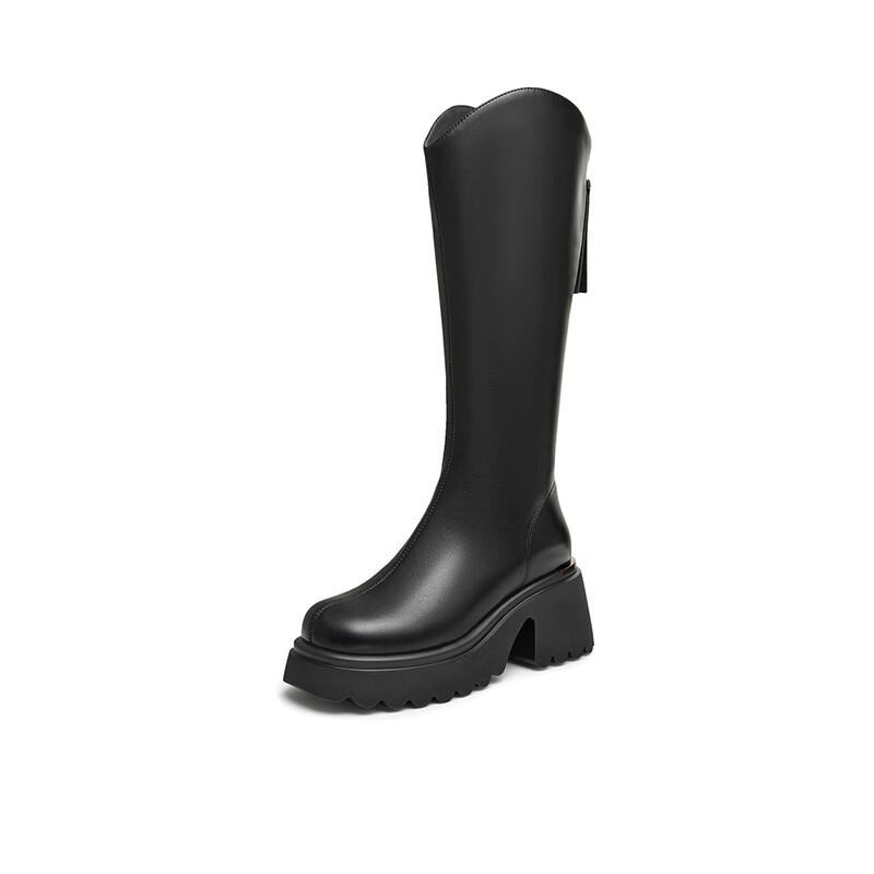 TATA Women s Fashion Casual Long Boots 37