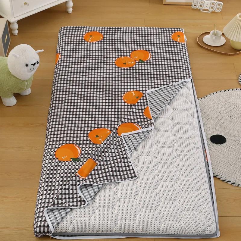 All-Inclusive Floor Bunk Dirty Cushion Cover Comfortable Mattress Cover Dust-Proof Sanded Bed Cover Removable Washable