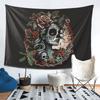 Alexander Gothic Las Elegantes Girls Day Of Dead Skull Tapestry Decoration Art Aesthetic Tapestries Home Wall Cloth Wall Hanging