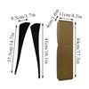 Trim Cover Wing Side Air Vents Fender TPU Car Soft Black Accessories Sport