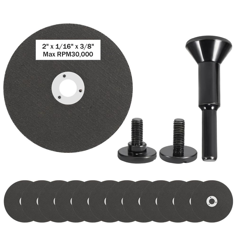 

2 Inch Diameter Die Grinder Cut Off Wheel High Speed 3/8in Arbor Hole Drill Metal Cutter Attachment Reinforced коричневий
