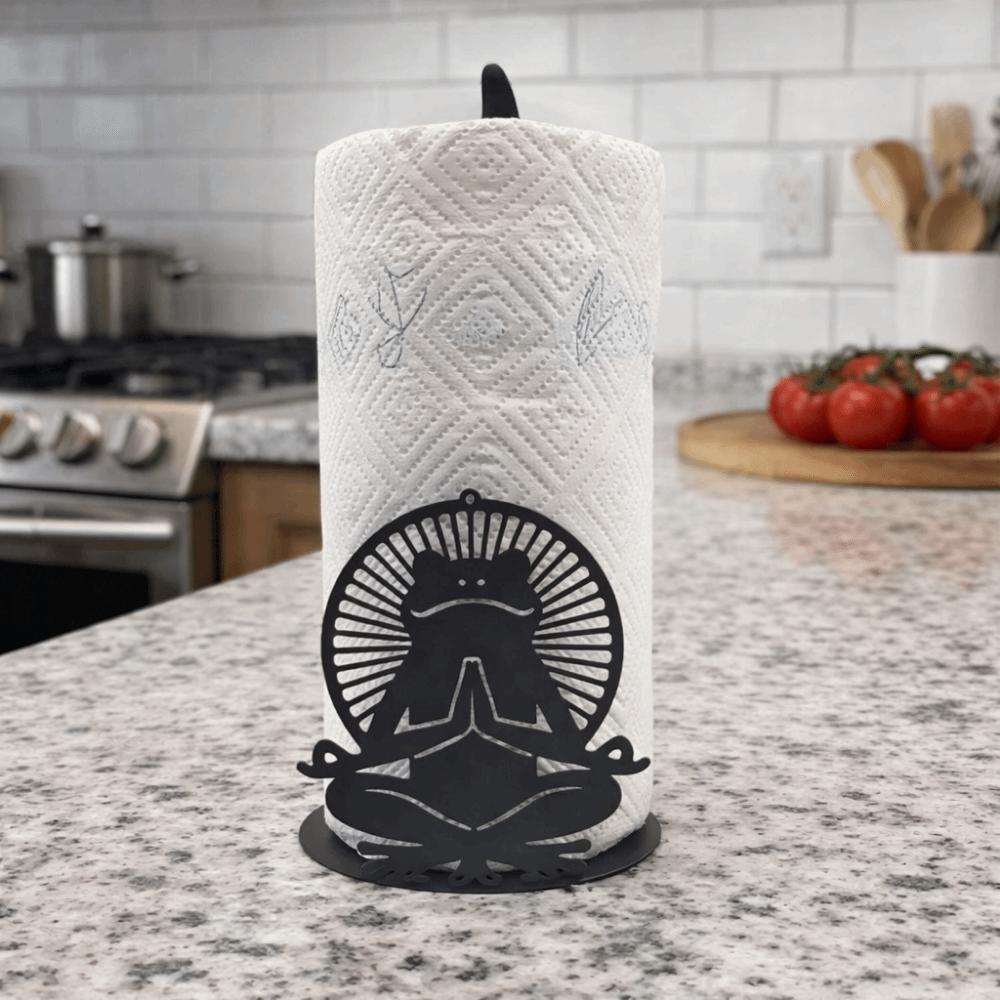 Cute Vertical Napkins Rack Iron Roll Paper Towel Holder Freestanding Tissue Holder  Parties