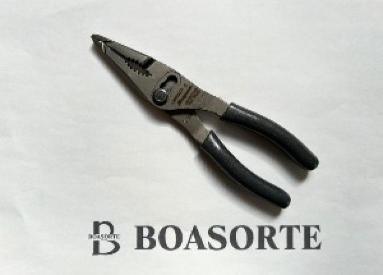 

SNAP ON НОВЫЕ Темно-титановые 7 Плоскогубцы с мягкими рукоятками и удлиненными губками, шарнирные LN46ACF